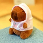 Cute Capybara Plush Toy Hoodie with Wings Simulation Doll Small Size Stuffed Animals Anime Fluffty Toy Birthday Party - Image 2