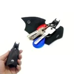1pc Keychain Pendant PU Leather Car Key Protector Household Anti-lost Waist Hanging Key Bag Father's Day Gift, Boyfriend Gift - Image 5