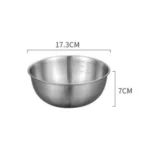 Stainless Steel Mixing Bowls 1-3PCS with Measurement Scale - Image 10