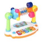 Baby Piano Toy 18cm Rotating Music Keyboard with Light & Sound - Image 6