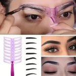 8Pcs Reusable Eyebrow Stencils,Eyebrow Shaping Kit,Eyebrow Makeup Template,Eyebrow Shaper-8 Styles For Different Eyebrow Shapes