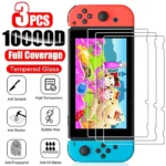1/2/3PCS Tempered Glass for Nintendo Switch OLED 3 Pieces Screen Protector Film for Nintendo Switch Switch Lite Protective Glass