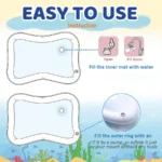 Baby Water Play Mat 1PC Inflatable Tummy Time Activity Pad - Image 6