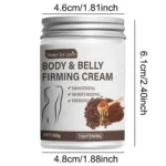 Caffeine Collagen Firming Cream - 100g, Contains Caffeine and Coconut Oil, Rich in Vitamin E, Fragrance-Free, Tightens and Lifts the Abdomen, Thighs, Buttocks, Arms, All Skin Types, Hypoallergenic, Whitening Effect - Image 4