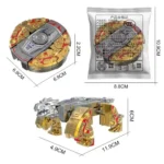 Robot Fidget Toy 360° Rotating Transforming Sensory Ball - Image 10
