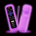 1/2/3 piece set of luminous silicone remote control with rope suitable for TCL Hisense Roku TV remote control - Image 8