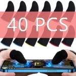 20/40pcs Gaming Finger Cover Game Controller Suitable For PUBG LOL Anti Sweat Scratch Touch Screen Game Finger Thumb Cover Glove