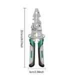 Foldable Wire Stripper, Pulley Design Multi-Function Electrician Wire Splitter Wire Winding Pliers Crimping Pliers Hand Tool - Image 8