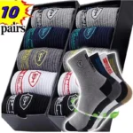 10pairs Breathable Cotton Sports Stockings Men Bamboo Fiber Autumn and Winter Men Socks Sweat Absorption Deodorant Business Sox - Image 31