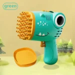 Dinosaur Bubble Gun 40-Hole Handheld Bubble Machine Toy - Image 8