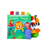 Baby Cloth Book 3D Animal Tail Sensory Learning Toy - Image 8