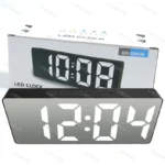 Electronic Alarm Clock Noiseless Design Digital LED Large Display Mirror Electronic Clock Digital Alarm Clock LED Mirror Clocks - Image 10
