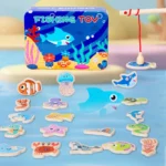 Montessori magnetic fishing toy for kids ages 3-12
