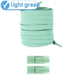 New Without Ties Elastic Laces No Tie Shoe Laces Press Lock Shoelaces Sneaker Kids Adult 8MM Widened Flat Shoelace for Shoes - Image 7