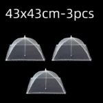 Foldable Food Mesh Cover Pop-Up Umbrella for Meals & Fruit - Image 12