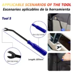 iLMH Car Hand Tool Set Car Disassembly Tool Kit Stereo Repair DVD Repair Tool Dashboard Removal Tool Interior Plastic Trim Panel - Image 6