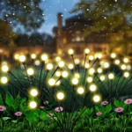 Garden Lights-New Upgraded Solar Powered Firefly Lights Outdoor Waterproof Vibran Garden Lights for Decorationi - Image 7