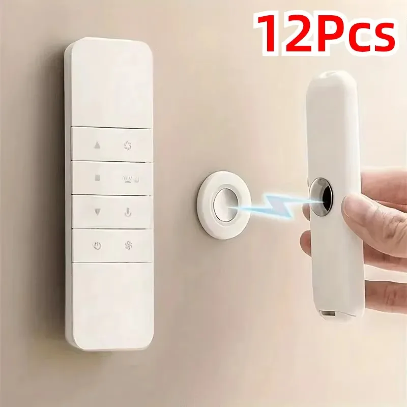 S909f459e91ff4236b19b1b7131bf1e90O.webp Magnetic Remote Control Holder Wall Mount Adhesive Remote Control Holder Strong Hold Tv Remote Holder for Home Office - Image 1