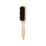 Brown Pointed-Tail Bristle Comb - Unisex, Smooth & Anti-Static, No Tangles No Hair Damage, Home Use - Image 7
