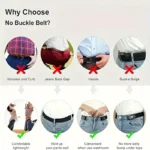 Invisible Elastic Belt 3cm Stretch Waist Belt for Jeans & Pants - Image 4