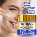 Retinol & Collagen Face Cream 60g, Anti-Aging Firming Moisturizer with Hyaluronic Acid, Fast Delivery - Image 4
