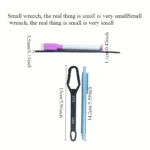 1pc Universal Double Ended Wrench, Self-Tightening 3-17mm Screw Nuts Repair Wrench, Double-Headed Ratchet Spanner, Adjustable - Image 4