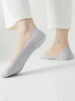Women's Boat Socks for Plantar Fasciitis | Shock-Absorbing Insoles, Invisible Non-Slip Foot Pads for Comfortable Support - Image 3