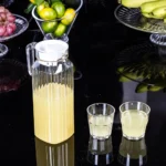 1.1L Water Juice JUG Pitcher Plastic Transparent Bottle For Storing Fresh Juices And Drinks For Kitchen Fridge Drink Storage Pot - Image 2