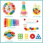 Montessori Wooden Puzzle 3D Educational Learning Toy for Kids - Image 6