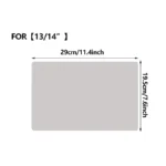 Ultra-Soft Microfiber Cleaning Cloths Notebook Screen Keyboard Protector For MacBook Pro 13-14/15-16 Inch - Image 8