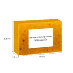 100g Turmeric Hand Made Soap, Lemon Kojic Acid Soap, Shower and Facial Soap Body Care 1/3/5pcs - Image 8