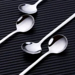 Stainless Steel Coffee Spoons 10PCS Dessert & Teaspoon Set - Image 5