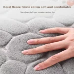 Non Slip Bathroom Mat 40×60cm Absorbent Cobblestone Floor Mat - Image 4