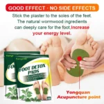 Detox Foot Patches Pads 12/24Pcs Natural Herbal Wormwood Artemisia Argyi Feet Body Toxins Cleansing Relieve Stress Help Sleeping - Image 5