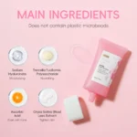 Sakura Face Deep Cleaning Exfoliating Gel Skin Care Whitening Moisturizer Repair Facial Scrub Skin Care 60g - Image 5