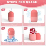 1pc silicone face ice cube mold for Beauty and Skin Care silicon face ice roller - Image 5