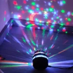 Colorful LED Starry Sky Projector Galaxy Light Magic Ball Moon Star Night Light Bedroom Atmosphere Lamp For Home Decoration - Image 2
