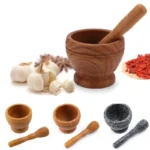 Mortar and Pestle Set 2-Piece Resin Spice Grinder Bowl - Image 2
