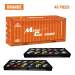 Mini Pull Back Cars 10-48PCS Kids Vehicle Toy Set with Storage Box - Image 6