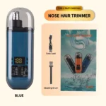 2 In 1 Electric Portable Ear And Nose Hair Trimmer Clipper 2024 Professional Painless Portable Eyebrow For Men - Image 10