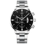 Fashion Men Stainless Steel Watch Luxury Calendar Quartz Wrist Watch Mens Business Watches for Man Clock Montre Homme - Image 16