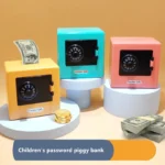 Mini Bank Money Box Retro Atm Rotating Password Cash Coins Saving Box Bank Safe Box Automatic Deposit Banknote Christmas Gift - Image 2