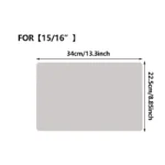 Ultra-Soft Microfiber Cleaning Cloths Notebook Screen Keyboard Protector For MacBook Pro 13-14/15-16 Inch - Image 7