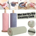1 roll/20 reusable microfiber cleaning cloths - kitchen towels, multi sided household cloths - Image 5