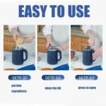 TINSOL Household Kitchen Stainless Steel Electric Coffee Bean Grinder 500 ml Large Capacity Multifunctional Bean Flour Grinder - Image 4