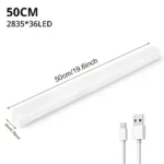 Night Lights Wireless LED Motion Sensor Lamp USB Rechargeable Magnetic For Wardrobe Room Closet Kitchen Aisle Tube Detector Bulb - Image 7