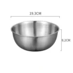 Stainless Steel Mixing Bowls 1-3PCS with Measurement Scale - Image 13