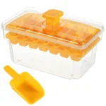 Ice Cube Tray with Lid 68 Cubes Easy Press Release Box - Image 7