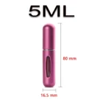 5PCS 5ml Portable Mini Refillable Perfume Bottle Spray Scent Pump Empty Cosmetic Container Atomizer Bottle for Travel - Image 3