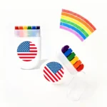 Rainbow Crayon Set 2PCS 6-Color Wax Art Set for Kids - Image 9